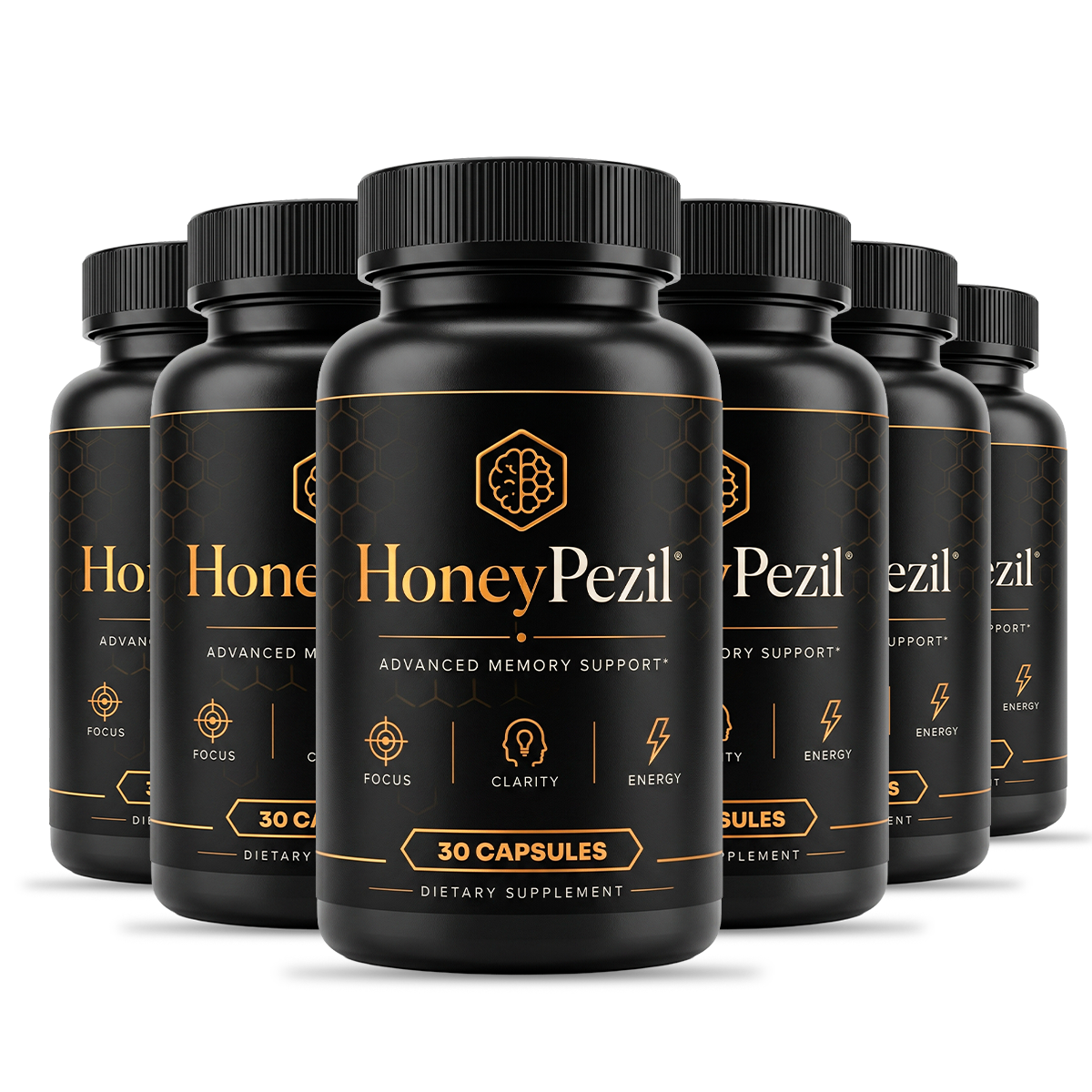 HoneyPezil 6 Bottles package